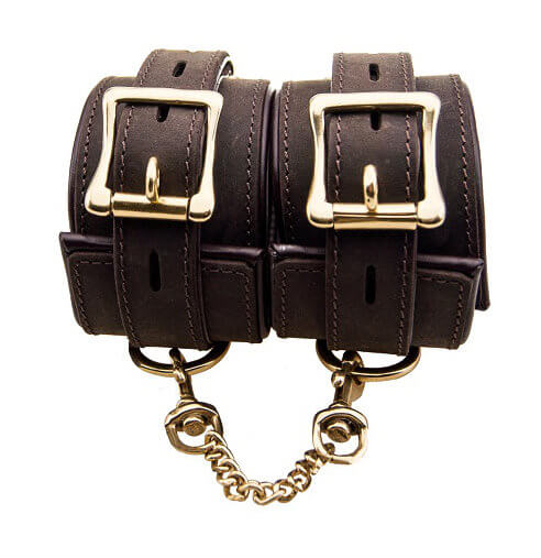 Enkelboeien Nubuck Leather Ankle Restraints