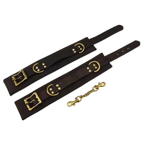 Enkelboeien Nubuck Leather Ankle Restraints