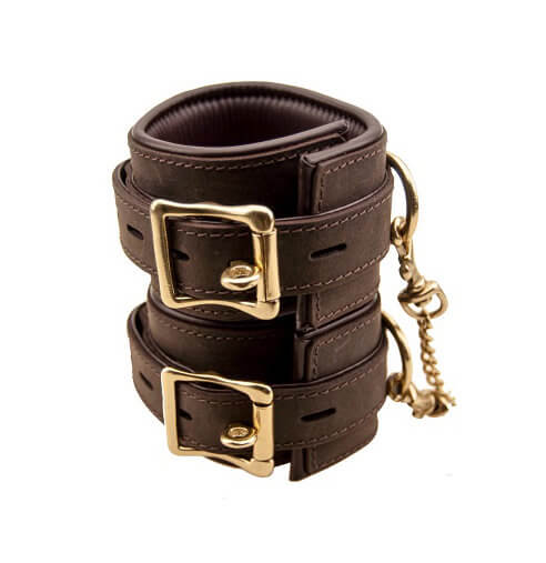 Enkelboeien Nubuck Leather Ankle Restraints