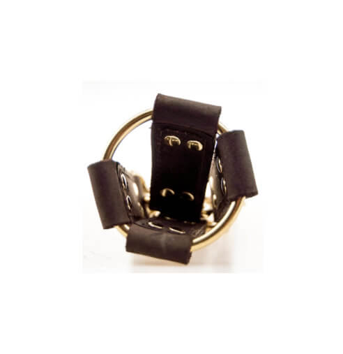 Varkensstropdas Nubuck Leather 4 Way Tie