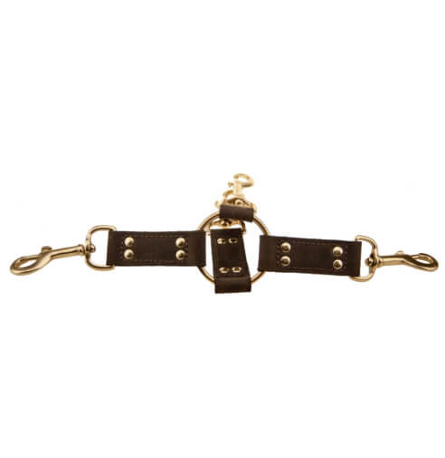 Varkensstropdas Nubuck Leather 4 Way Tie