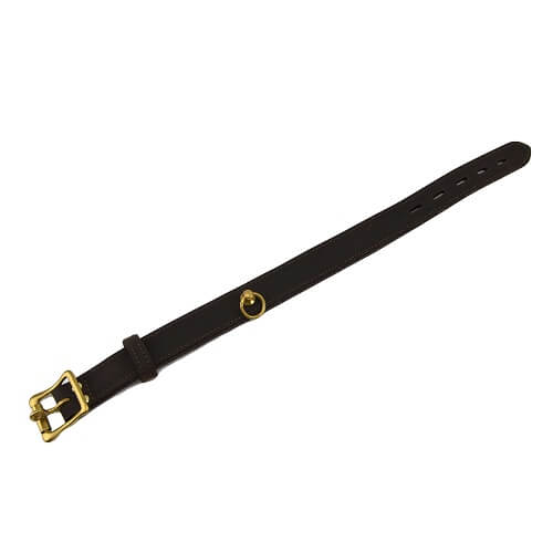Halsband nubuckleren choker met 'O'-ring