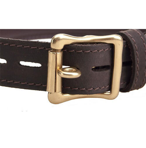 Halsband nubuckleren choker met 'O'-ring