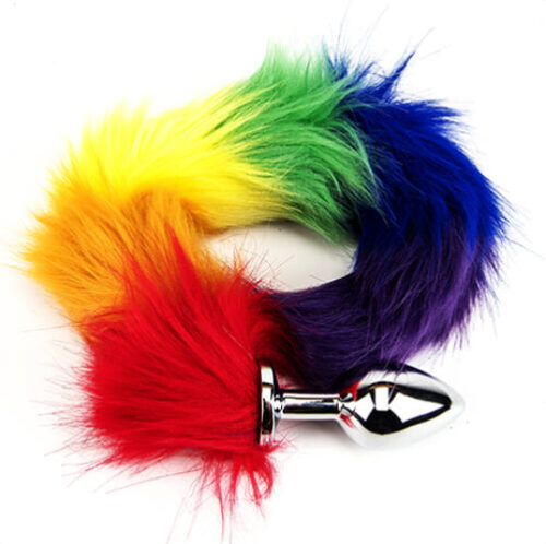 regenboogstaart buttplug