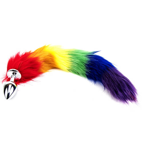 regenboogstaart buttplug