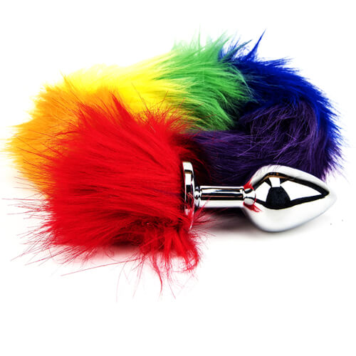 regenboogstaart buttplug