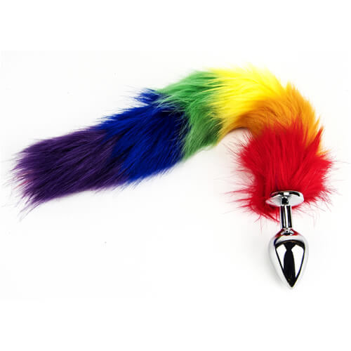 regenboogstaart buttplug