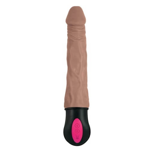 Realistisch opwarmend vibrerend dildovlees (2 tinten)