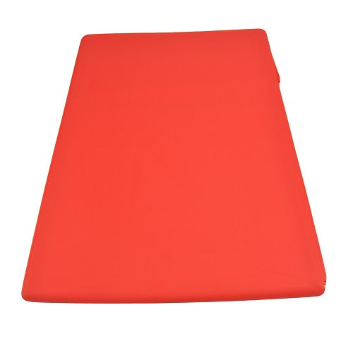 PVC-laken één maat zwart en rood