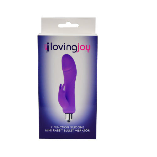 Siliconen Mini Rabbit Bullet-vibrator met 7 functies
