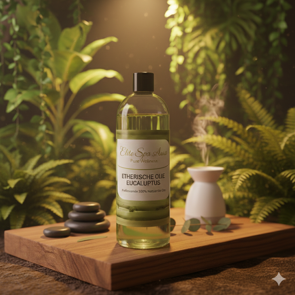 Elite Spa Aura - Pure Wellness – Etherische Olie Eucalyptus 1 Liter Geconcentreerd – Slechts Enkele Druppels Nodig