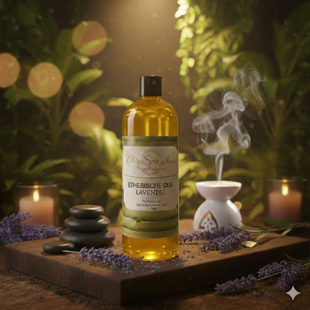 Elite Spa Aura - Pure Wellness – Etherische Olie Lavendel 1 Liter Geconcentreerd – Slechts Enkele Druppels Nodig