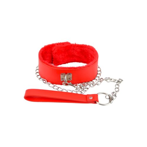 Halsband met Riem (2kleuren)