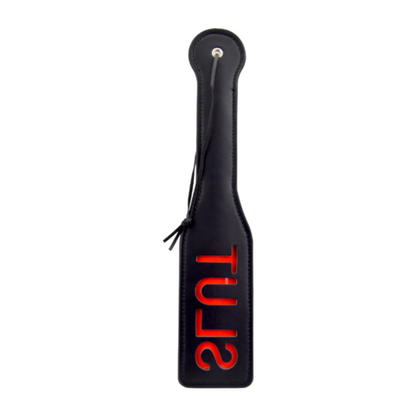 Peddel Spanking Paddle SLUT  (zwart)