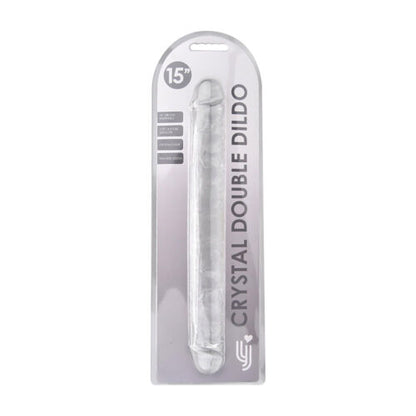 dubbel-eindedildo transparant ( 2 maten )