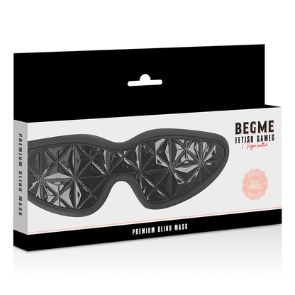 BEGME - BLACK EDITION PREMIUM BLIND MASKER MET NEOPREEN VOERING