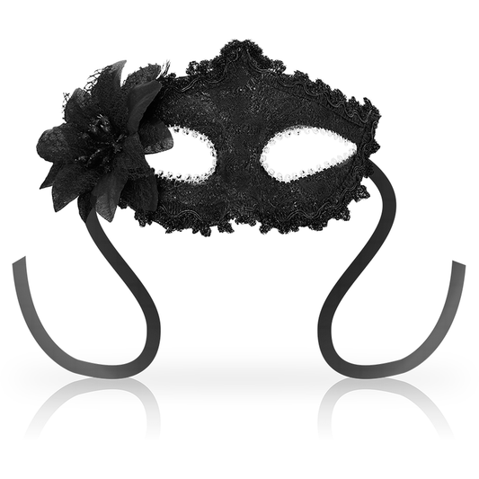 OHMAMA - MASKS VENETIAANS OOGMASKER ZIJBLOEM - ZWART