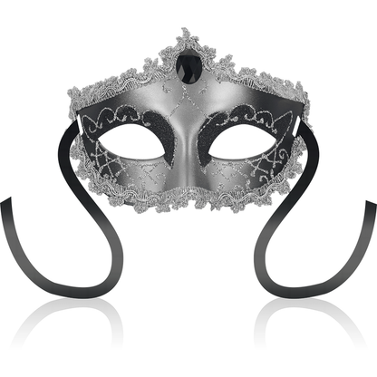 OHMAMA - MASKS ZWART DIAMANT OOGMASKER GRIJS