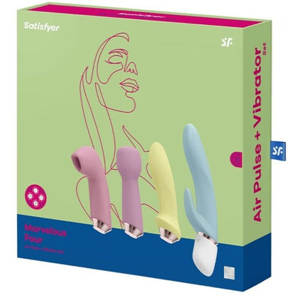 SATISFYER - PRACHTIGE VIER SET VIBRATOR & SUCKER