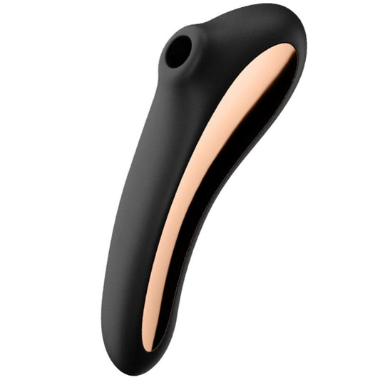 SATISFYER - DUAL KISS CLITORIS-STIMULATOR ZWART