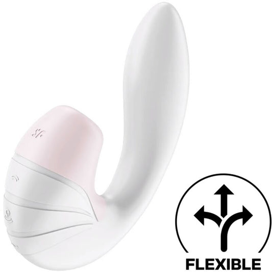 SATISFYER - SUPERNOVA WITTE STIMULATOR EN VIBRATOR