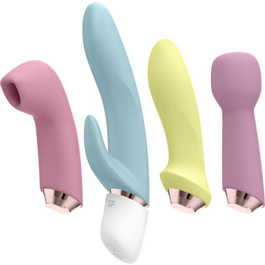SATISFYER - PRACHTIGE VIER SET VIBRATOR & SUCKER