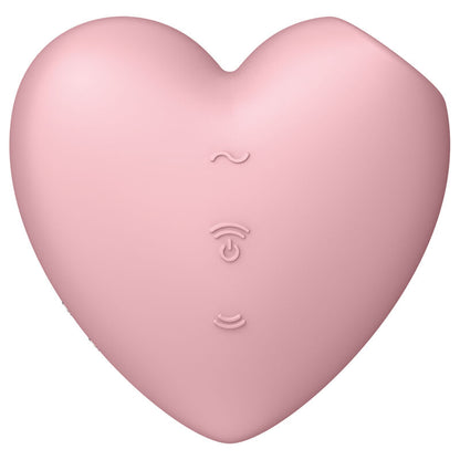 SATISFYER - CUTIE HART ROZE STIMULATOR EN VIBRATOR