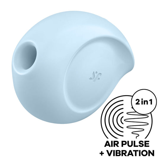 SATISFYER - SUIKER RUSH BLAUWE STIMULATOR EN VIBRATOR
