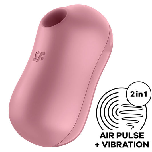 SATISFYER - COTTON CANDY ROZE STIMULATOR EN VIBRATOR