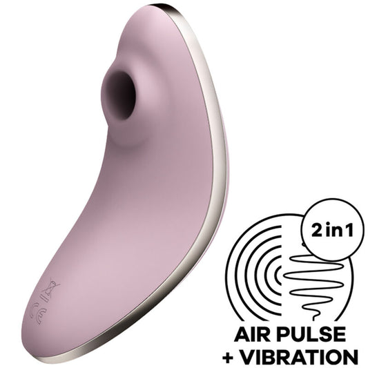 SATISFYER - VULVA LOVER 1 VIOLETTE STIMULATOR EN VIBRATOR
