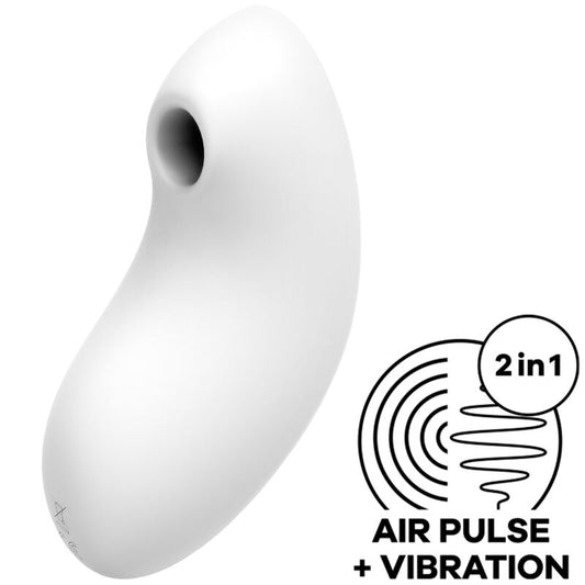 SATISFYER - VULVA LOVER 2 WITTE STIMULATOR EN VIBRATOR