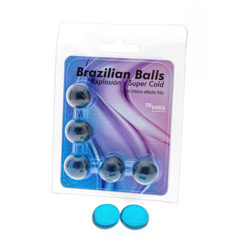 Brazilian Balls Exciting Gel – Cold Effect – 5 stuks