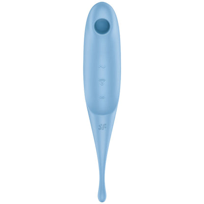 SATISFYER - TWIRLING PRO BLAUWE STIMULATOR EN VIBRATOR