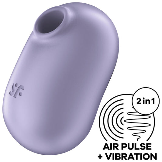 SATISFYER - PRO TO GO 2 DUBBELE VIOLETTE STIMULATOR EN VIBRATOR