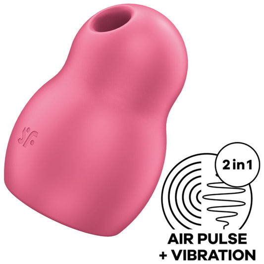 SATISFYER - PRO TO GO 1 RODE DUBBELE STIMULATOR EN VIBRATOR