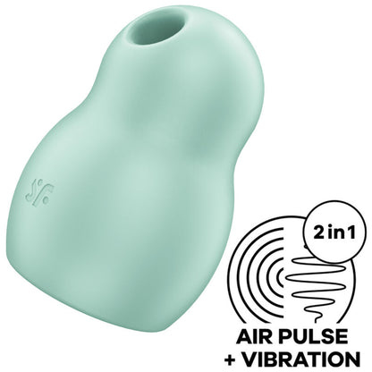 SATISFYER - PRO TO GO 1 GROENE DUBBELE STIMULATOR EN VIBRATOR
