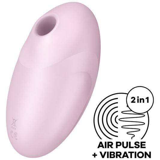 SATISFYER - VULVA LOVER 3 ROZE STIMULATOR EN VIBRATOR