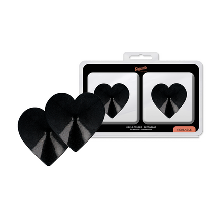 COQUETTE CHIC DESIRE - TEPELBEDEKKINGEN ZWARTE HARTEN