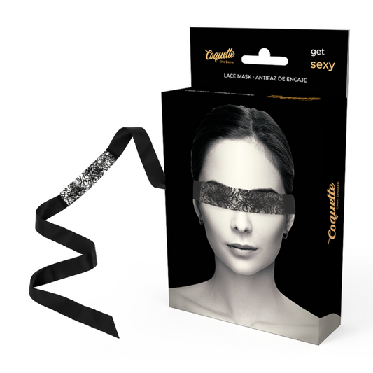 COQUETTE CHIC DESIRE - KANTENMASKER ZWART