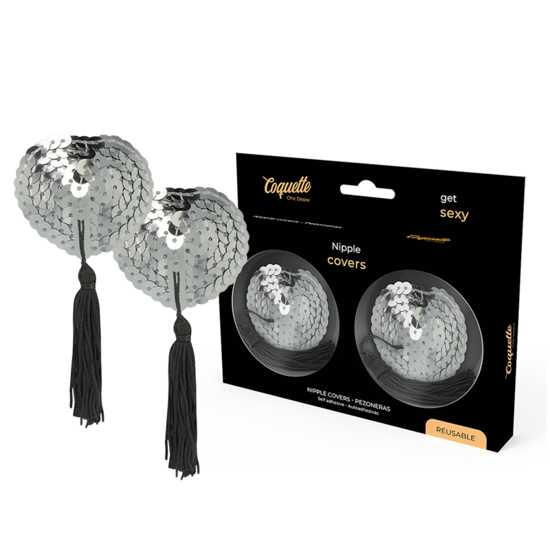 COQUETTE CHIC DESIRE - TEPELBEKLEDING ZILVER