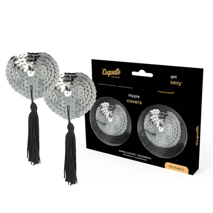 COQUETTE CHIC DESIRE - TEPELBEKLEDING ZILVER