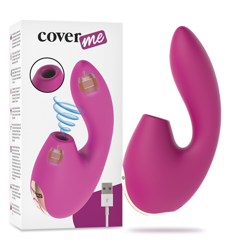 COVERME - CLITORALE ZUIGING & KRACHTIGE G-SPOT RUSH VIBRATOR