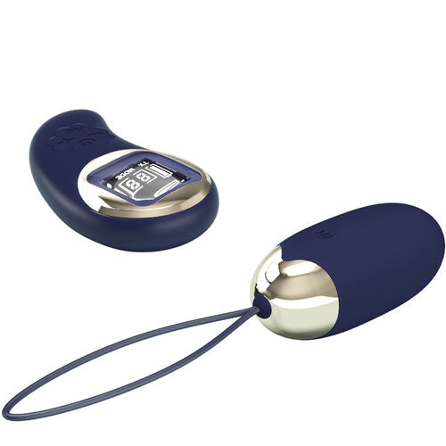 PRETTY LOVE - mina vibrerend ei met afstandbediening, blauw