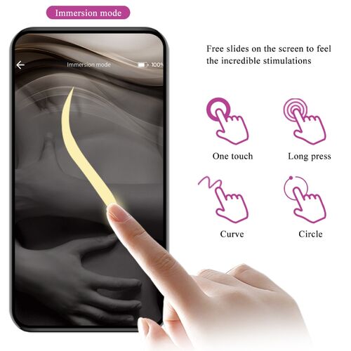 PRETTY LOVE -  app-gestuurd vibrator paars
