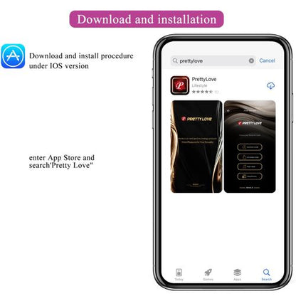PRETTY LOVE -  app-gestuurd vibrator paars