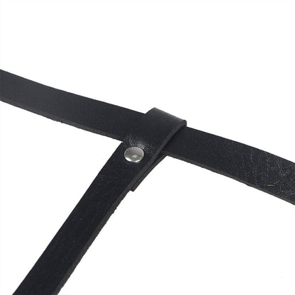 SUBBLIME - ZWART LEREN BODYHARNAS ONE SIZE