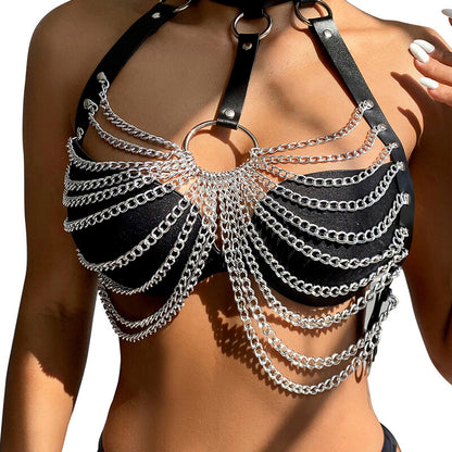 SUBBLIME - GROTE RINGKETTING BORSTHARNAS ONE SIZE