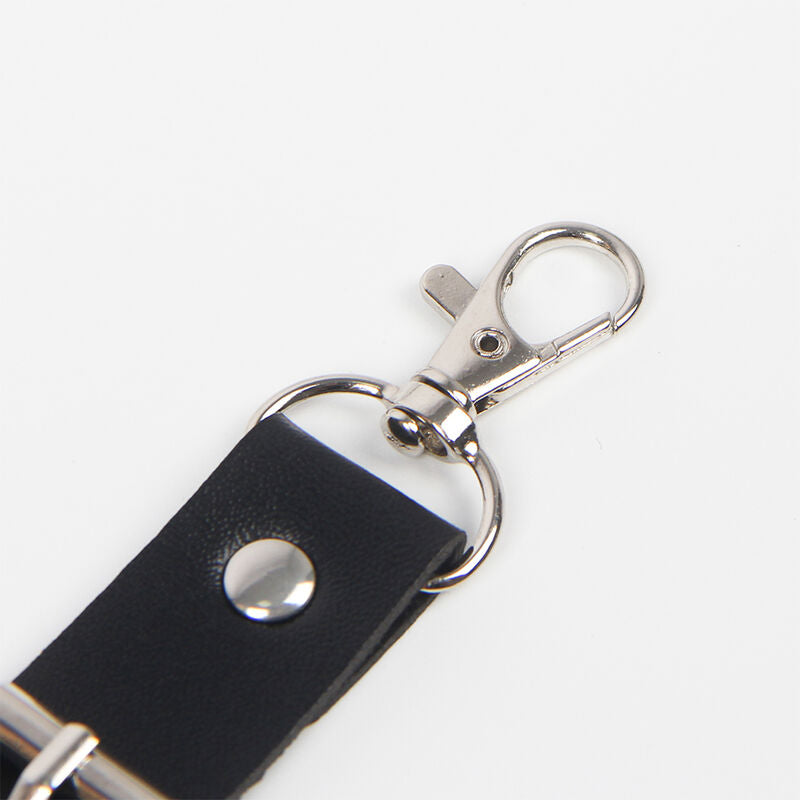 SUBBLIME - HARNASRIEM EN KORRELBAND MET RINGEN EN KETTINGDETAIL ONE SIZE