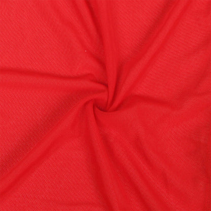 SUBBLIME - TRANSPARANTE STOFFEN JAS MET ROOD KANT DETAIL S/M
