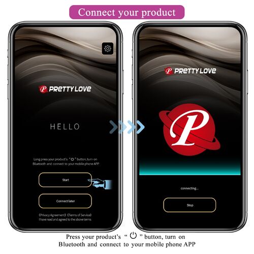 PRETTY LOVE -  app-gestuurd vibrator paars